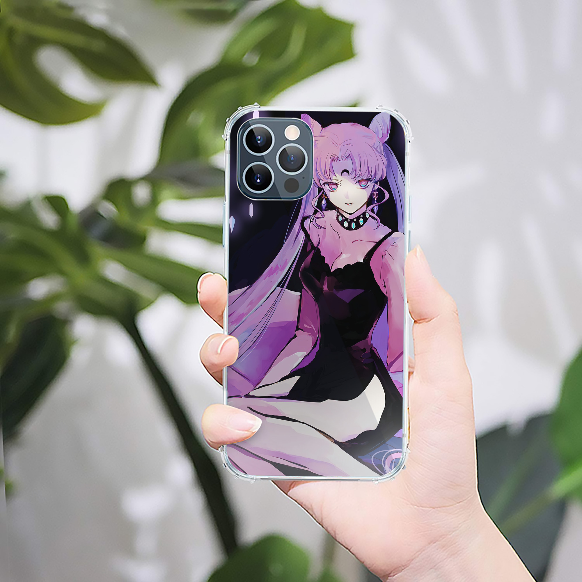 （画像用） 美少女戦士セーラームーン Sailor Moon 【iPhone 12シリーズ対応】透明スマホケース（クリアソフトケース）